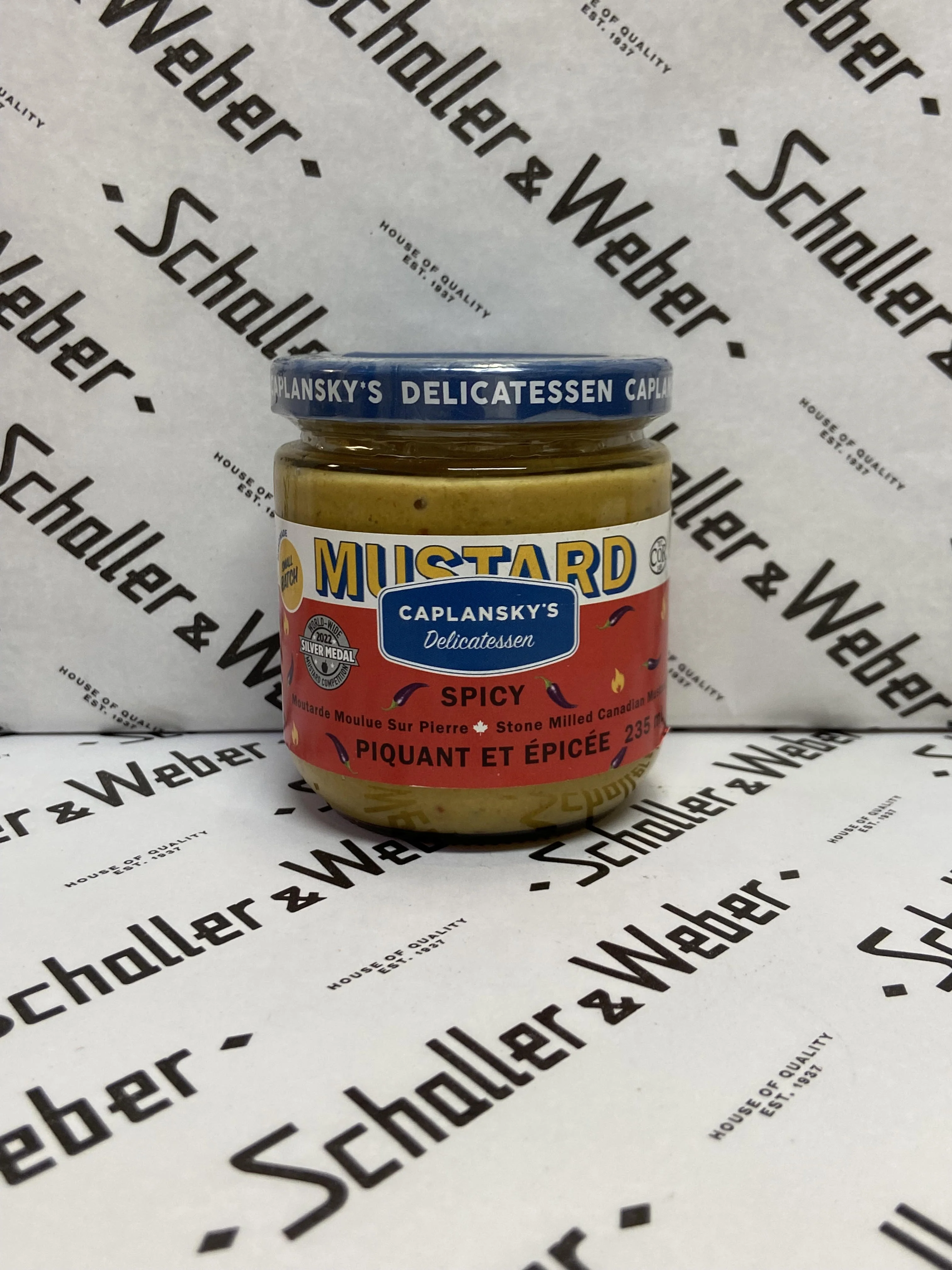 Caplansky's Delicatessen Spicy Stone Milled Canadian Mustard 235 ml