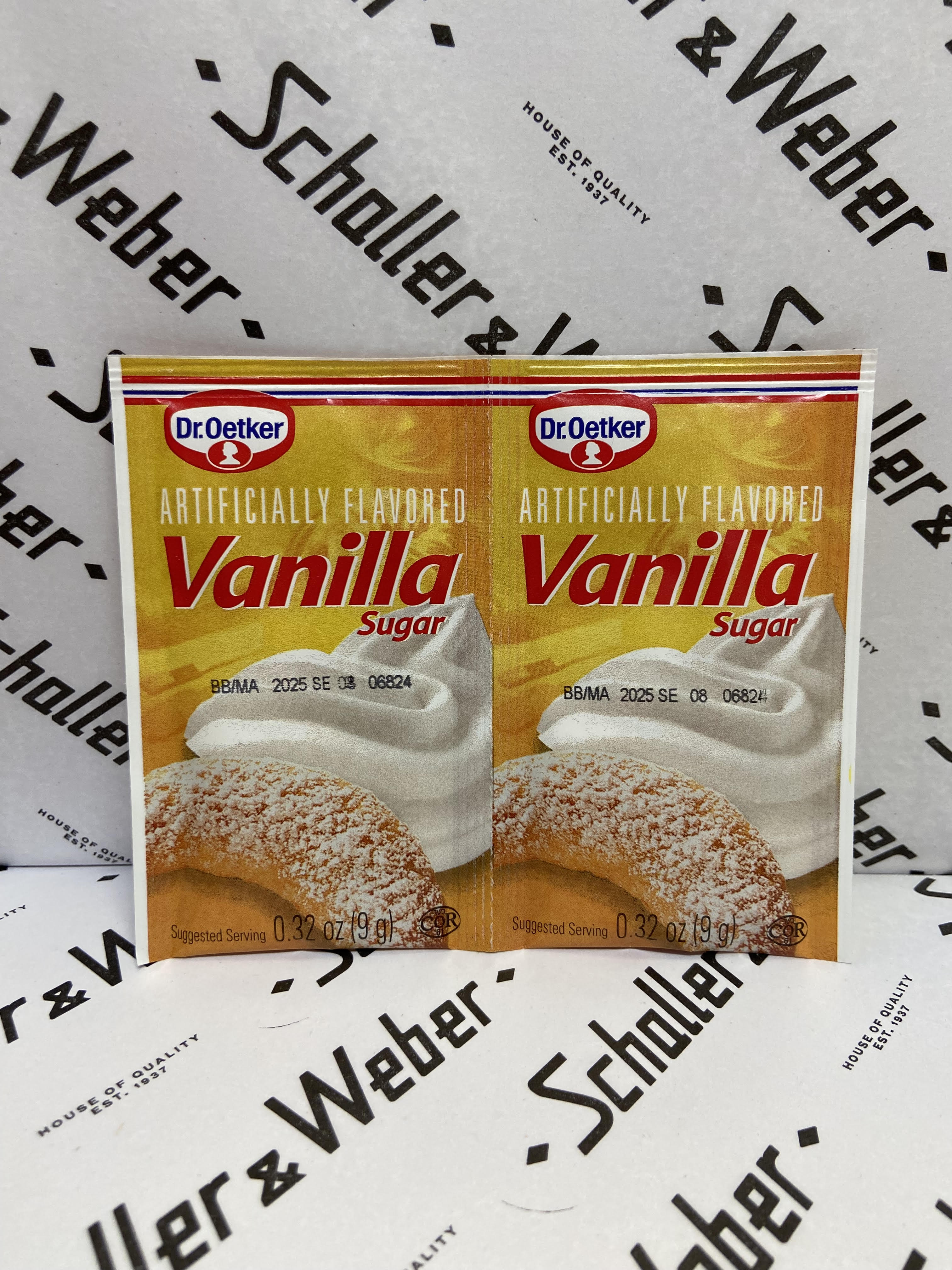 Dr. Oetker Artificially Flavored Vanilla Sugar 2-0.32 oz packs