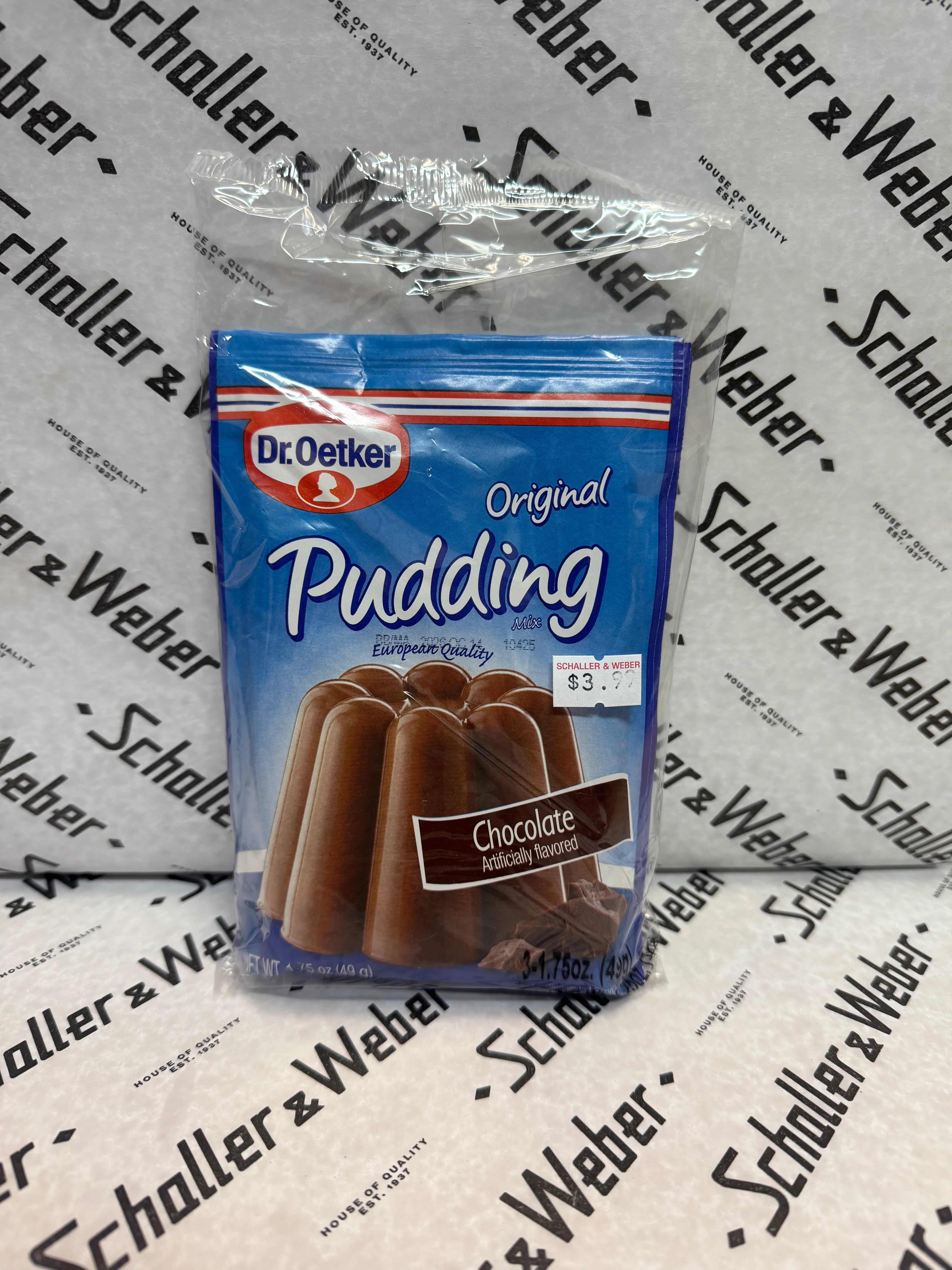 Dr. Oetker Chocolate Pudding Mix 3-1.5 oz packs