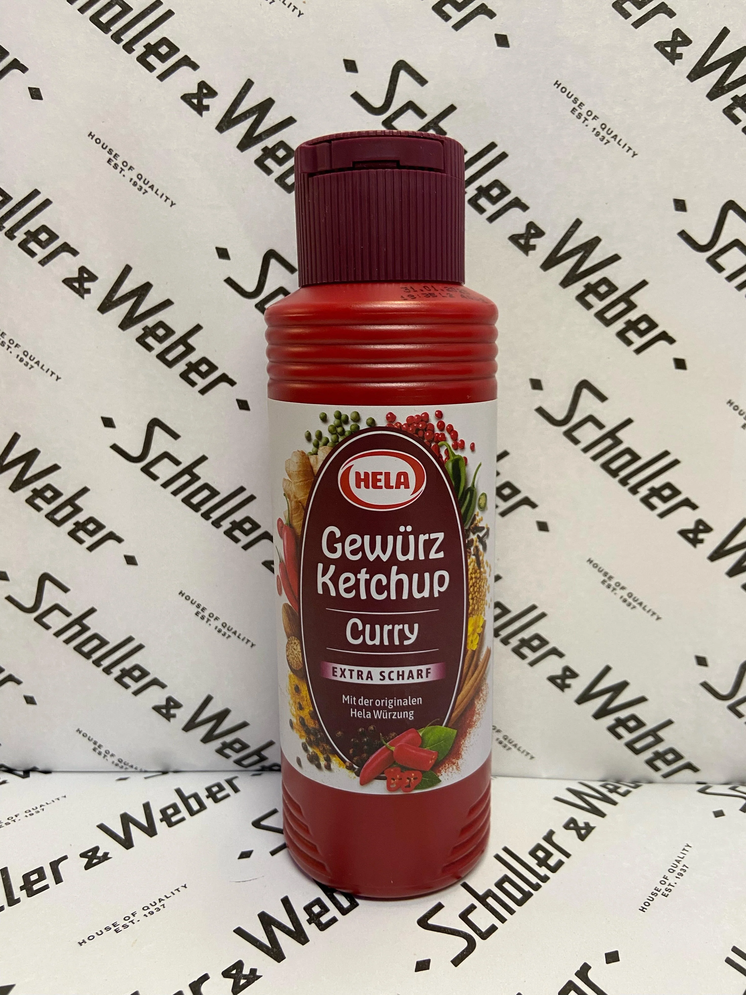 Hela Gewürz Ketchup Curry Extra Scharf 300 ml