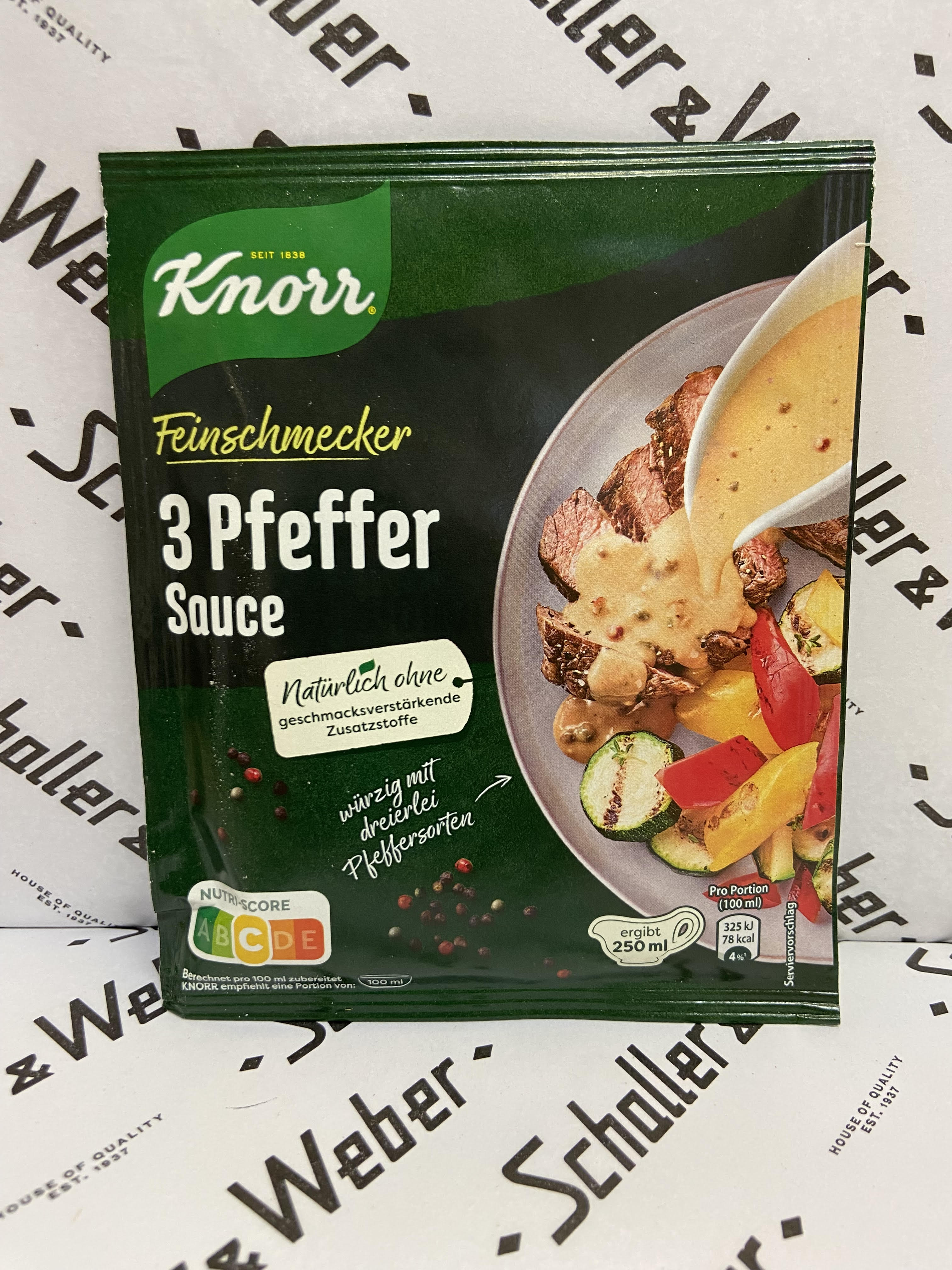 Knorr 3 Pfeffer Sauce Mix 250 ml