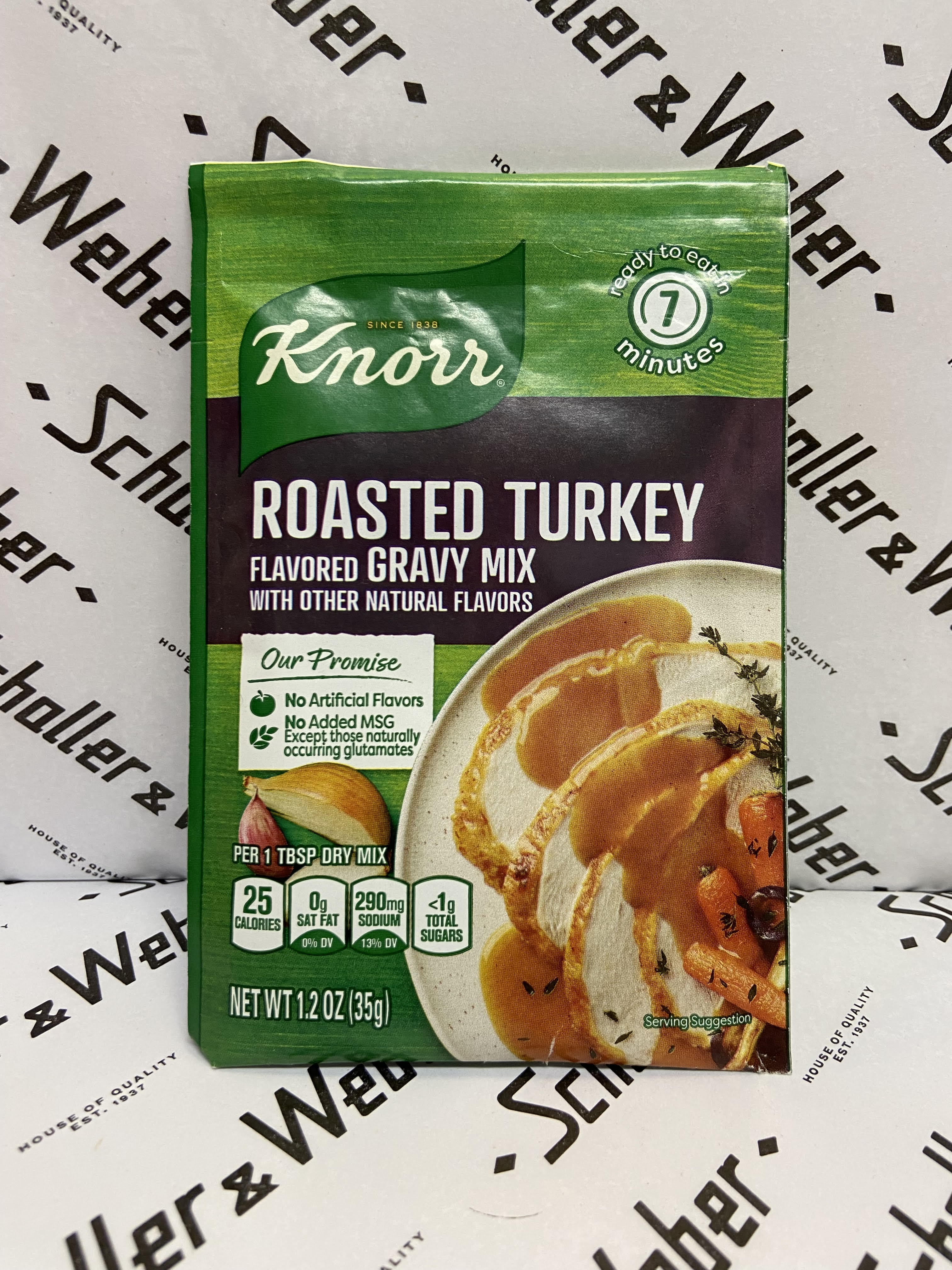 Knorr Roasted Turkey Flavored Gravy Mix 1.2 oz